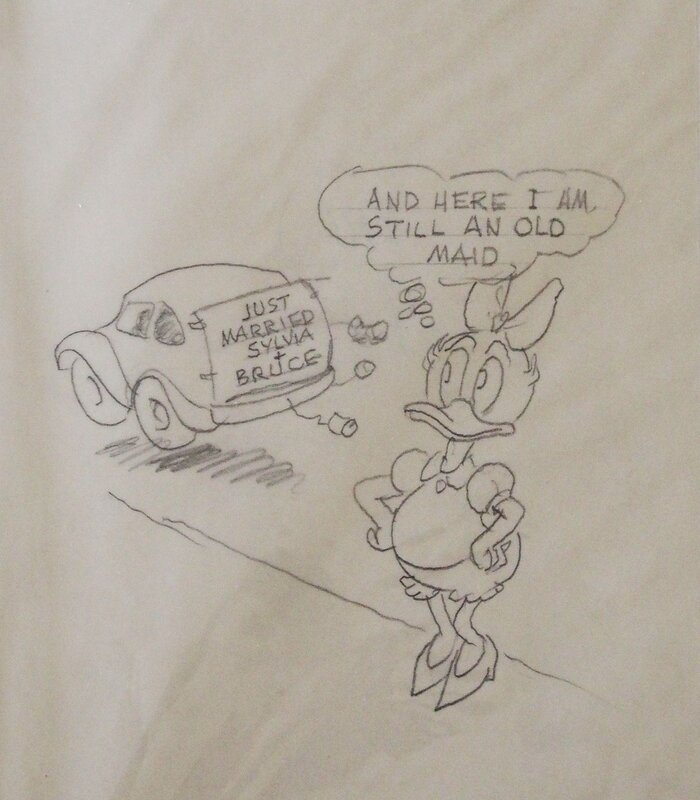 Daisy by Carl Barks - Original art