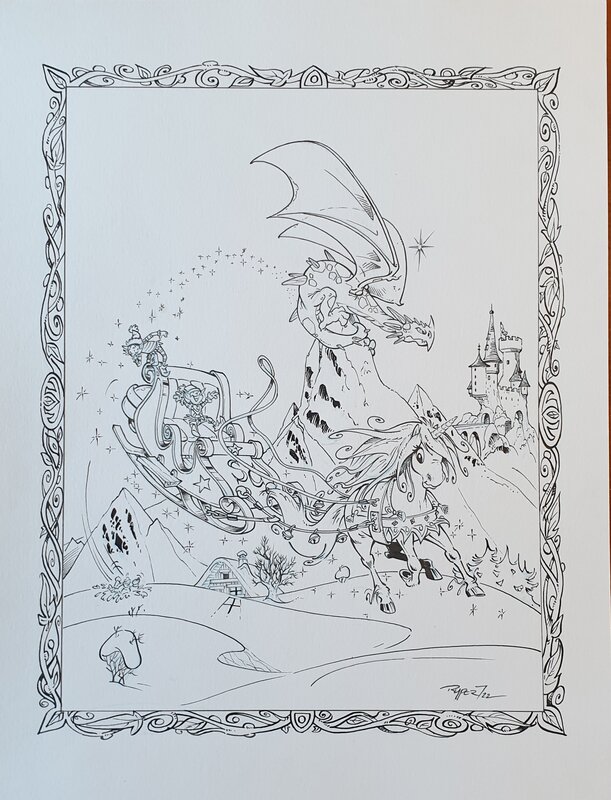 For sale - Licorne de Noël by Rypert - Comic Strip