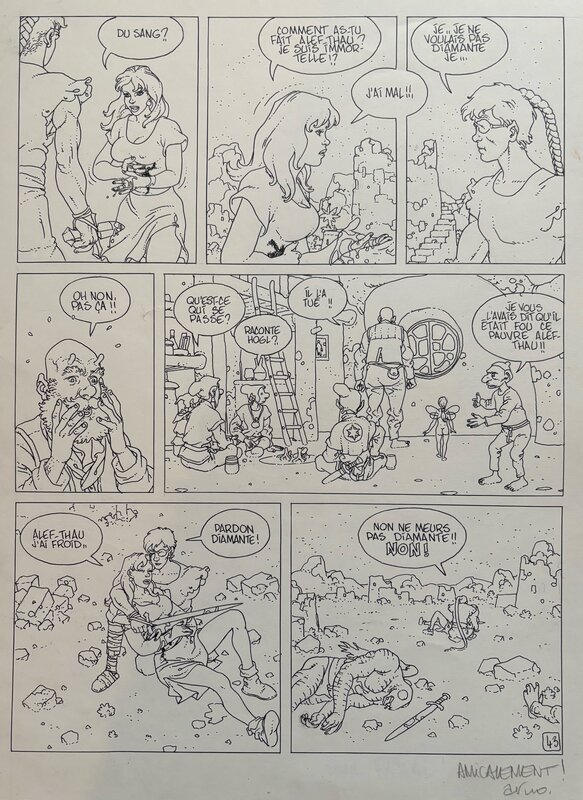 Arno, Alejandro Jodorowsky, Alef-Thau - Le roi borgne - Comic Strip