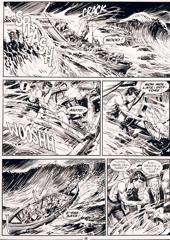 Ferri, Zagor#426, La guerriere della savana, planche n°26, 2001. - Planche originale