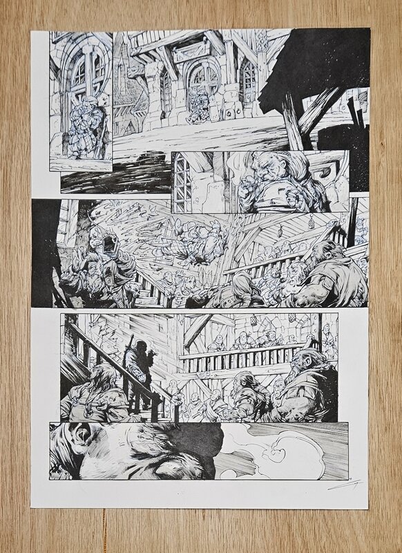 For sale - Pierre-Denis Goux, Nains tome 21 planche 44 - Comic Strip