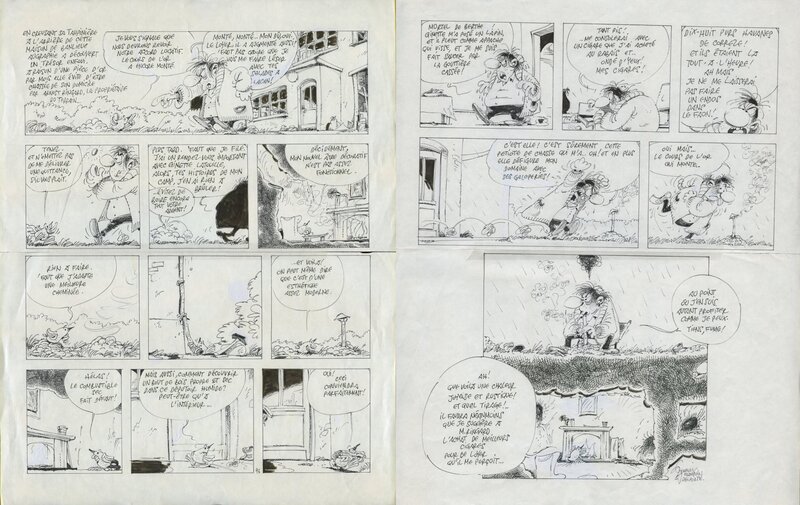 Frédéric Jannin, André Franquin, Yvan Delporte, 1983 - Arnest Ringard et Augraphie - Comic Strip