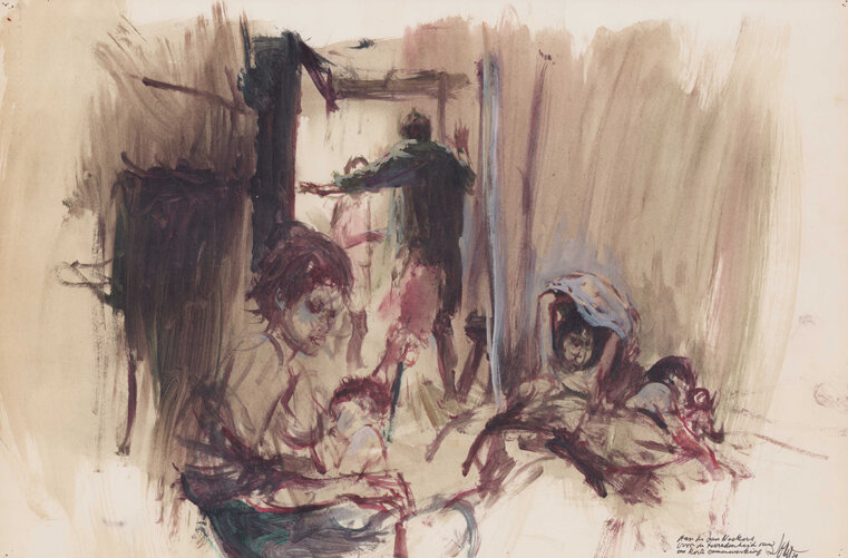 René Follet | 1978 | Geschiedenis van de kleine man (?) - Illustration originale