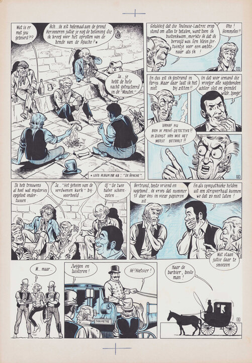 Rob van Riet | 1986 | Robert en Bertrand 69 Madame Sarah - Comic Strip