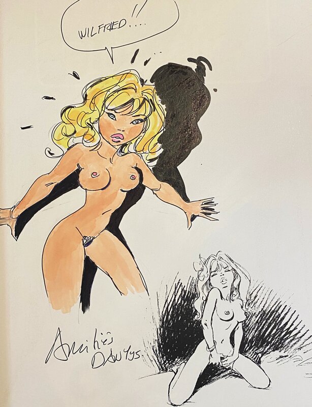 Dany, illustration originale, Pin-up Blonde, 