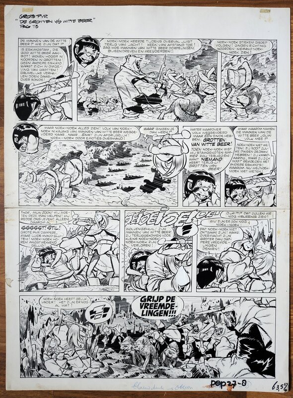 Dick Matena, Grote Pyr - De grotten van de Witte Beer - Comic Strip