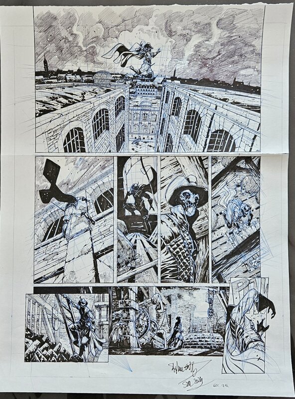 Stéphane Créty, Planche 14 Gueule de Cuir - Comic Strip