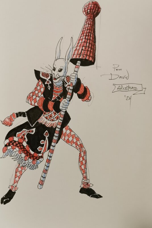 La fille de Rokubei by Enrique Alcatena - Sketch