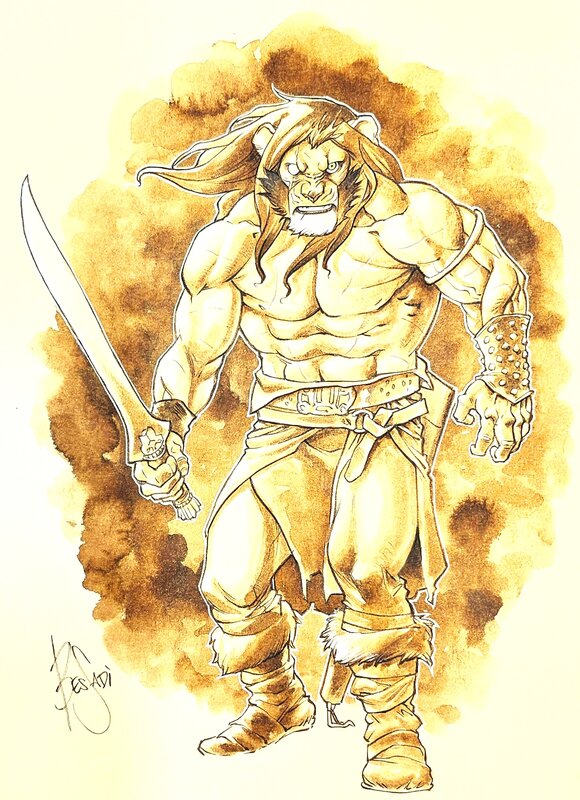 Kgosi par Bruno Bessadi - Illustration originale