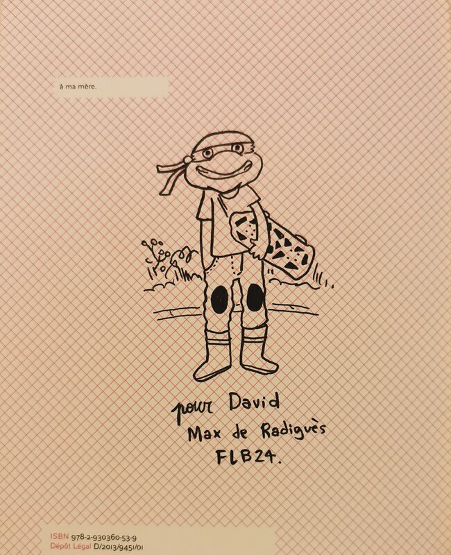 Cowabunga par Max De Radiguès - Dédicace