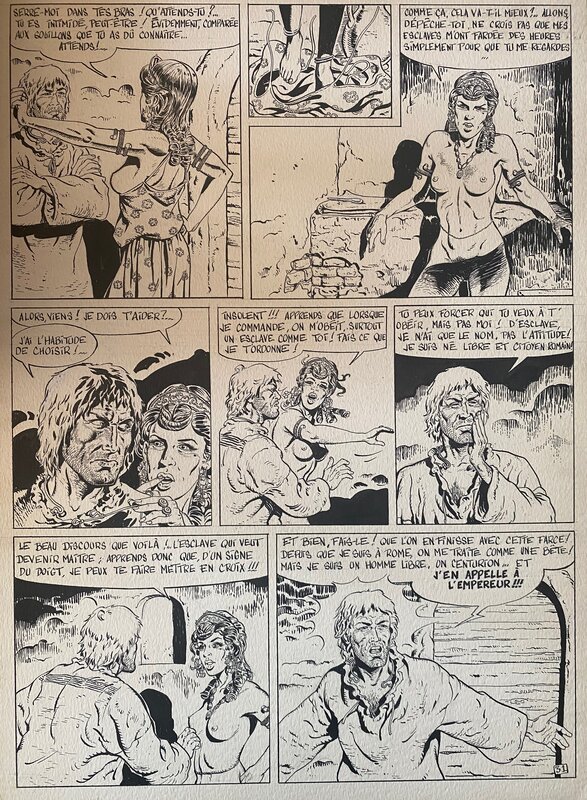 Philippe Masson, planche originale, Celtil. - Comic Strip