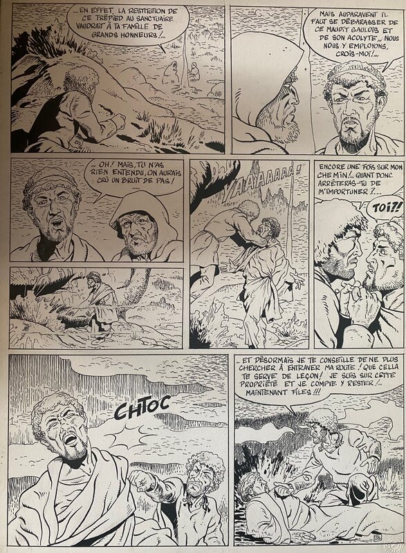 Philippe Masson, planche originale, Celtil. - Comic Strip