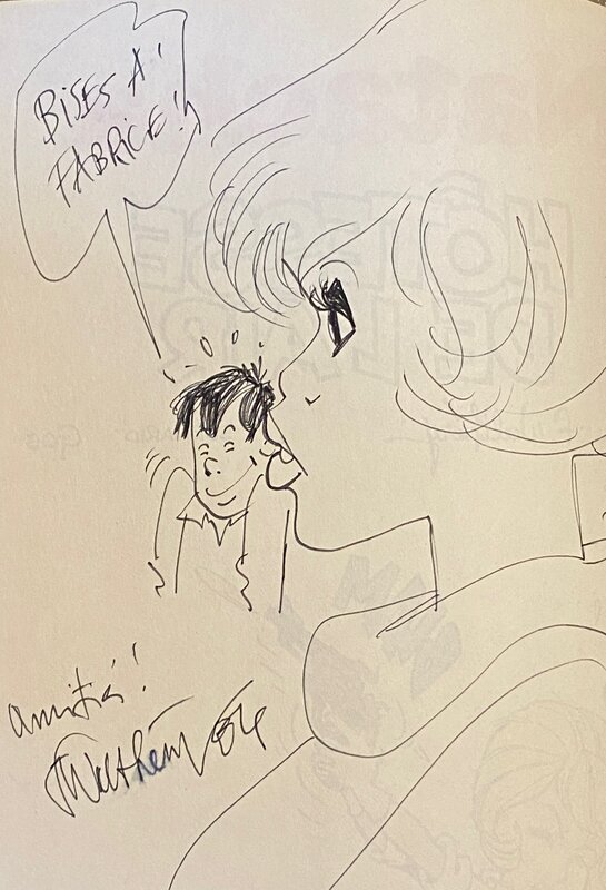François Walthéry, illustration originale, Natacha et Walter, 