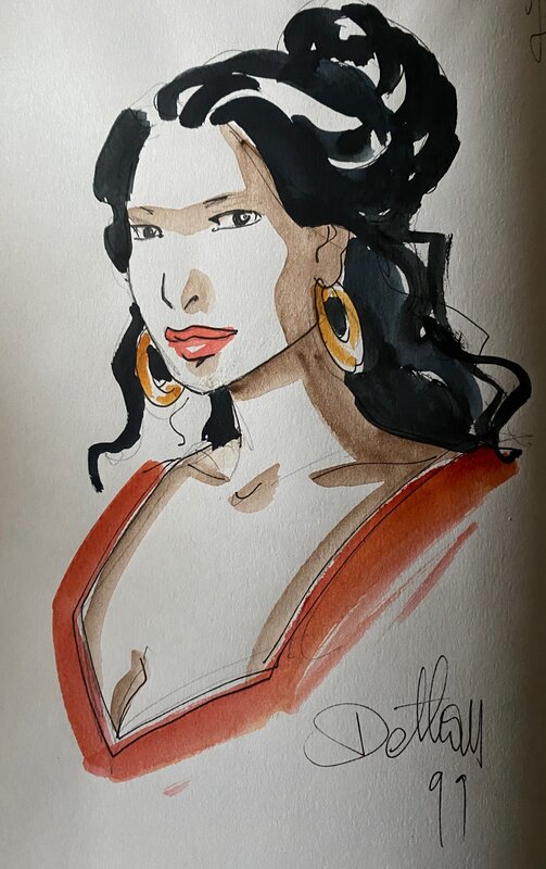 Isabelle Dethan, illustration originale, Griselda, 