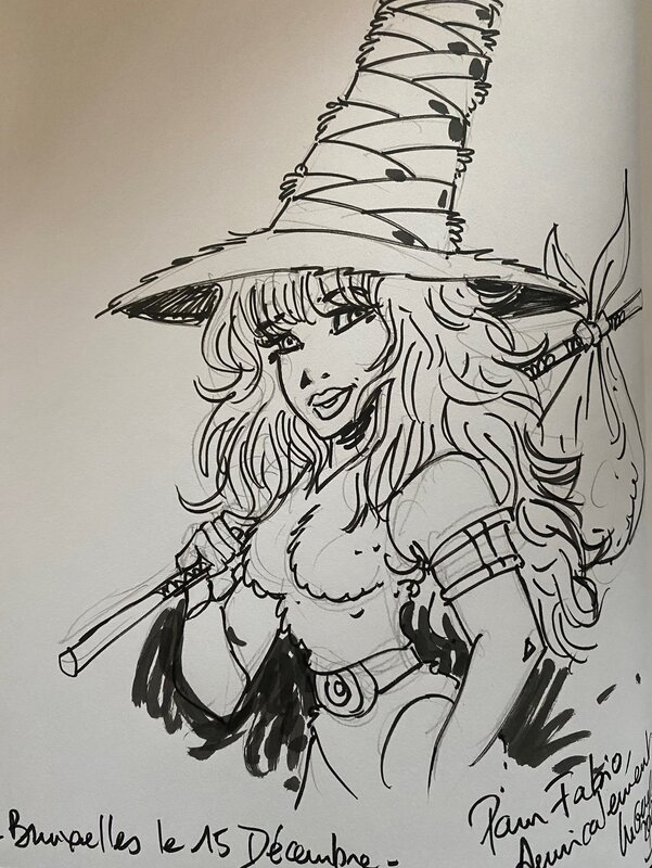 Philippe Luguy, illustration originale, Menestia. - Sketch
