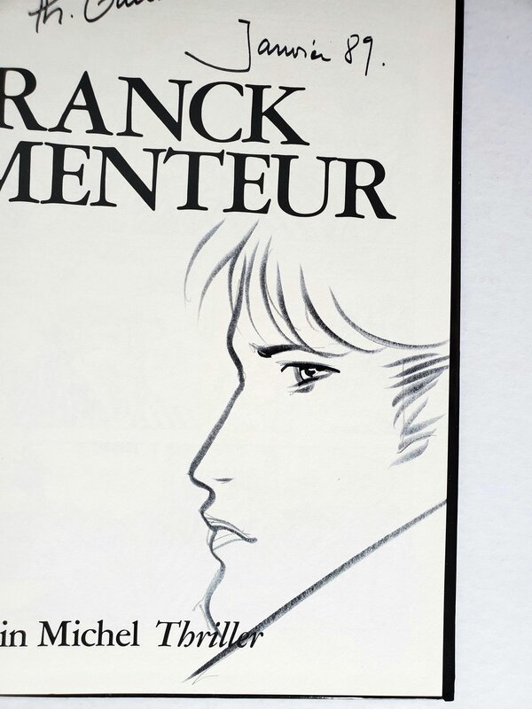 FRANCK LE MENTEUR par Philippe Gauckler - Dédicace
