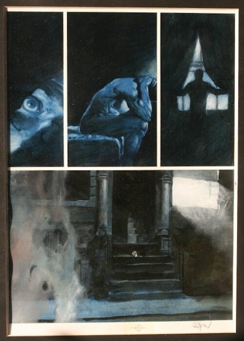 Batman Nightcries par Scott Hampton - Planche originale