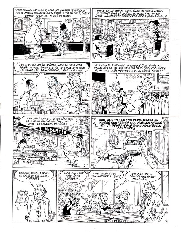 Simon Léturgie, Les profs, gag Maurice - Comic Strip