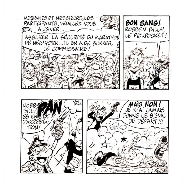 Simon Léturgie, Spoon & White, gag marathon - Comic Strip