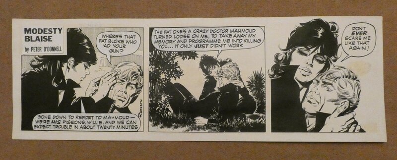 Modesty BLAISE par Romero - Œuvre originale