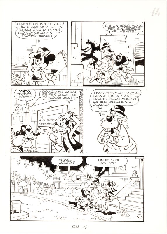 Topolino #1238 par Massimo De Vita - Illustration originale