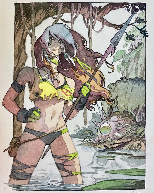 Merwan Chabane, Savage Land Rogue….attention aux details😄 - Illustration originale