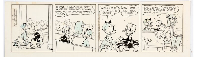Al Taliaferro, Donal Duck daily 1968 - Comic Strip