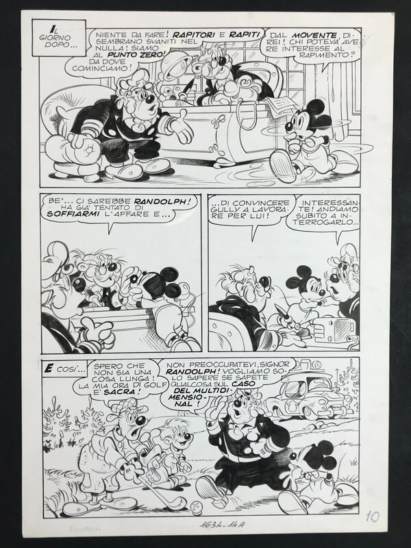 Topolino #1634 by Sergio Asteriti - Original Illustration