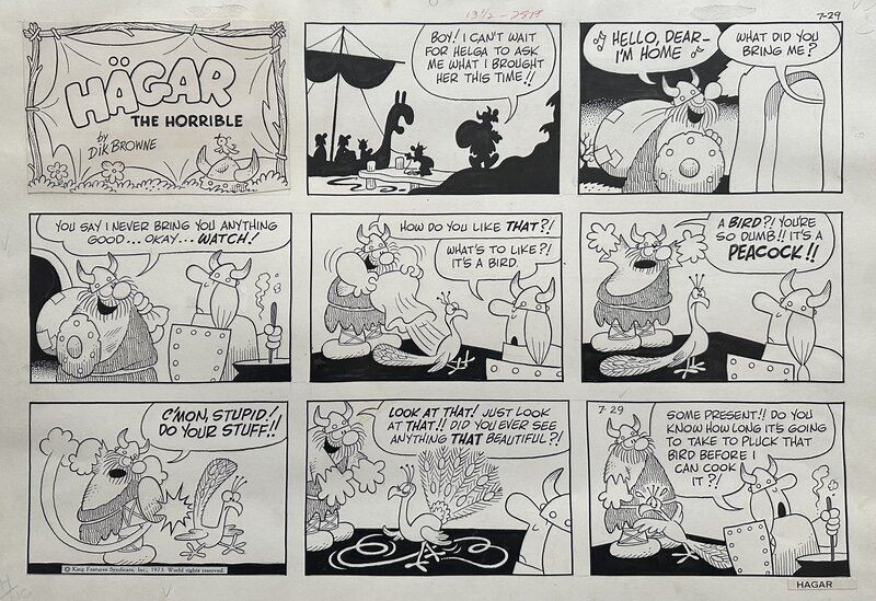 Hägar, the Horrible by Dik Browne - Comic Strip