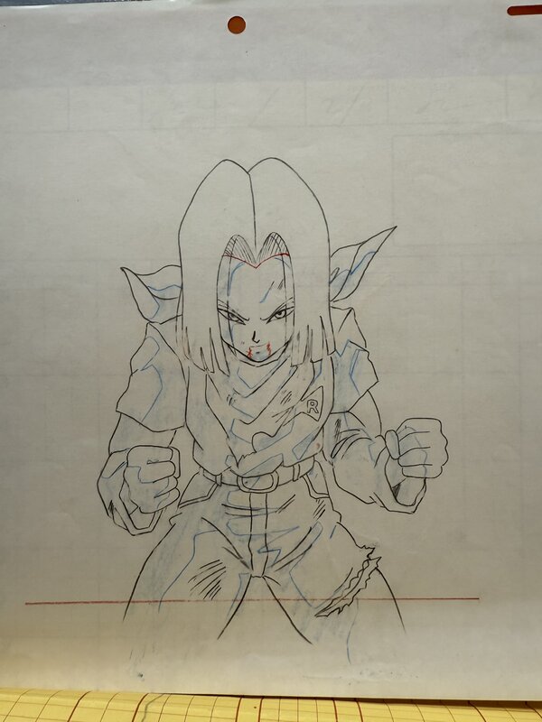 C17 by Akira Toriyama - Original art