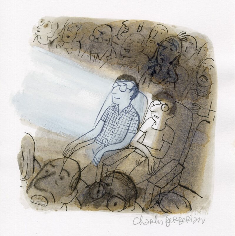 Charles Berberian, Une éducation orientale - Illustration originale