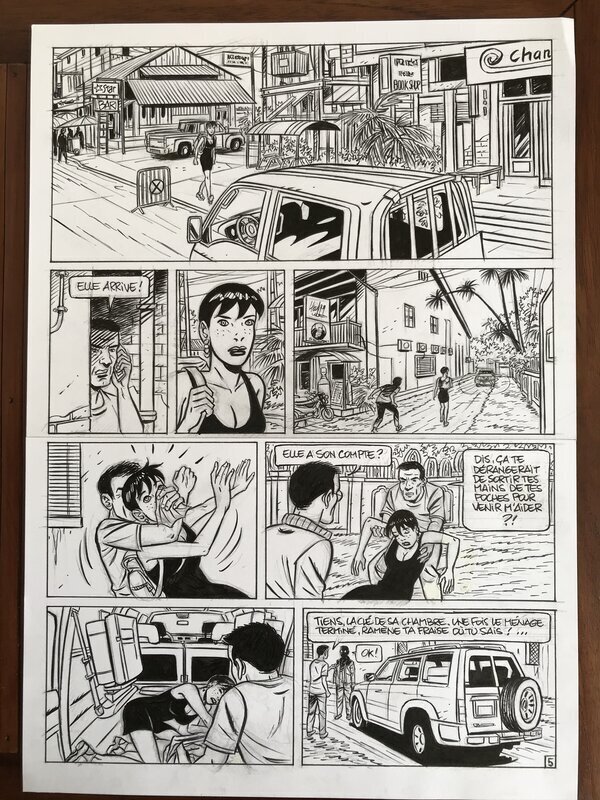 André Taymans, Caroline Baldwin T19 - Planche originale