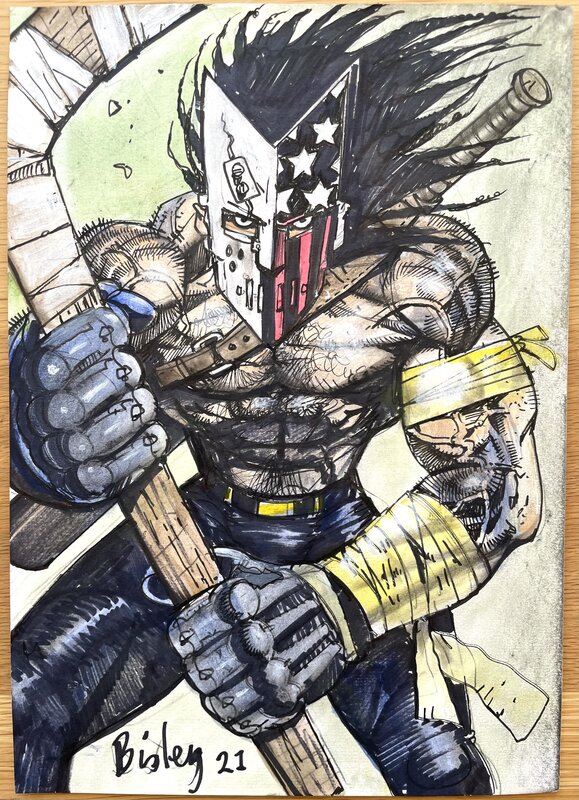Bisley - Casey Jones (TMNT) - Comic Strip