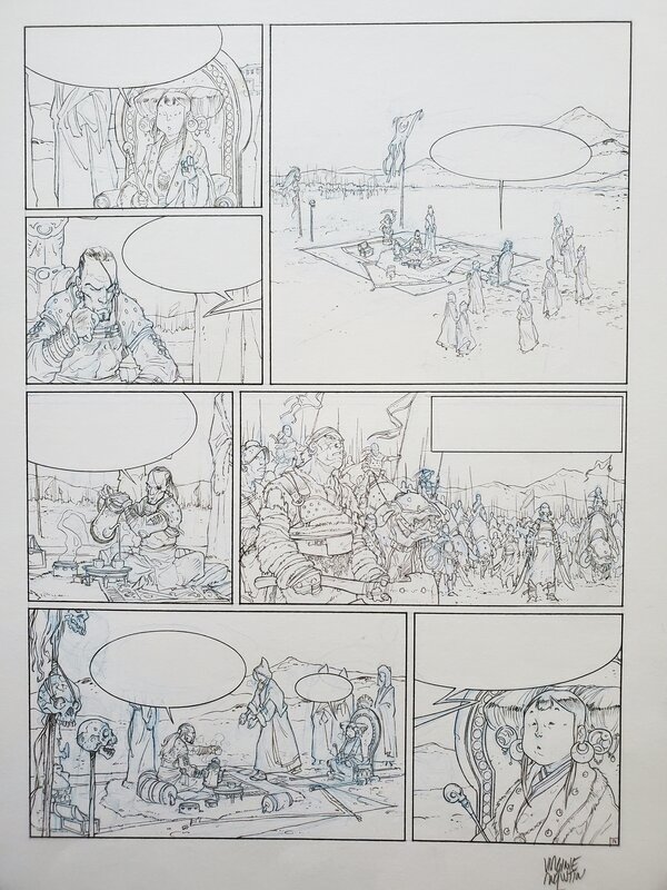 ALIM LE TANNEUR par Virginie Augustin - Planche originale