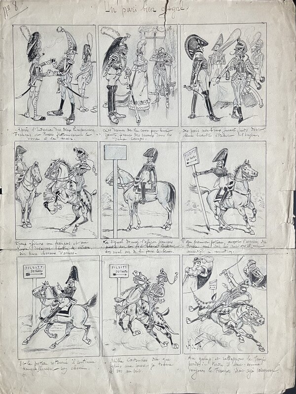 Un pari bien gagné par Henri De Sta - Planche originale