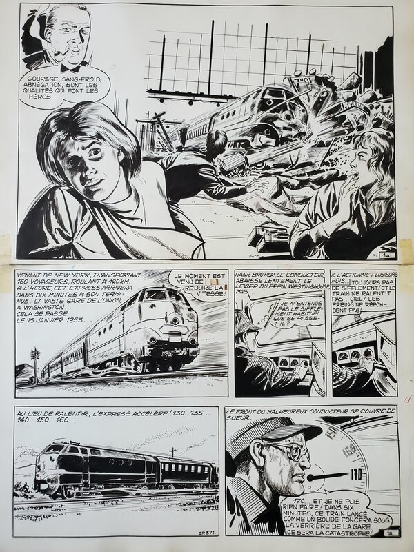 Gérald Forton, LES BELLES HISTOIRES DE L'ONCLE PAUL  : LE TRAIN EN PERDITION - Comic Strip