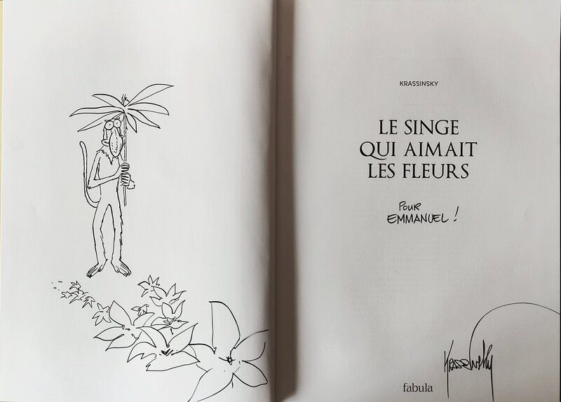 Jean-Paul Krassinsky, Le singe qui aimait les fleurs 2025Avr04 - Sketch