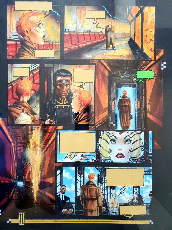 Olivier Ledroit, SHA    T1 SOUL WOUND  couleur directe - Planche originale