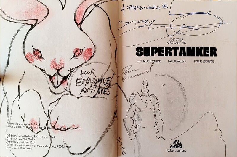 Stéphane Levallois, Paul Levallois, Joey Starr, Akex Danchin, Supertanker 2025Avr12 - Sketch