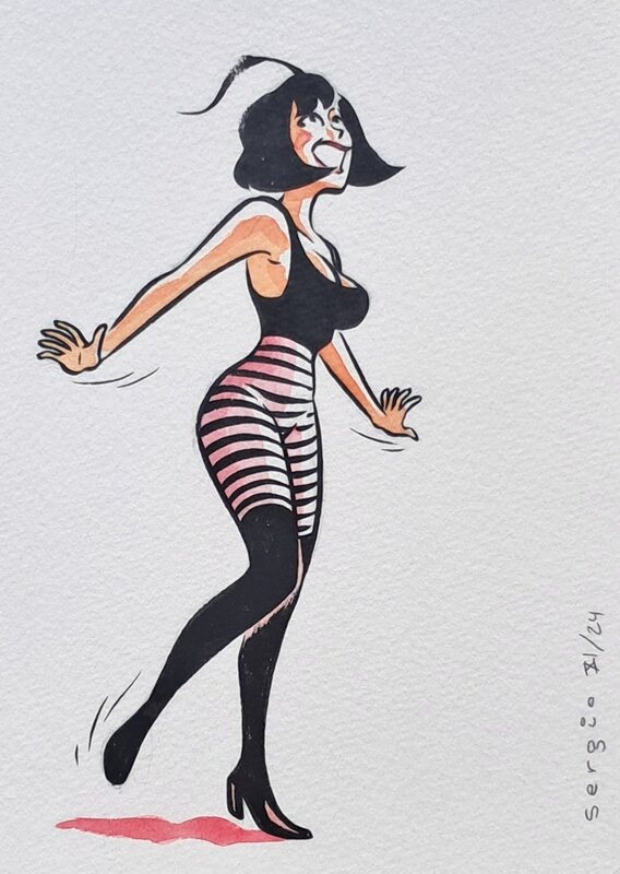 Hypocrite par Sergio Meliá - Illustration originale