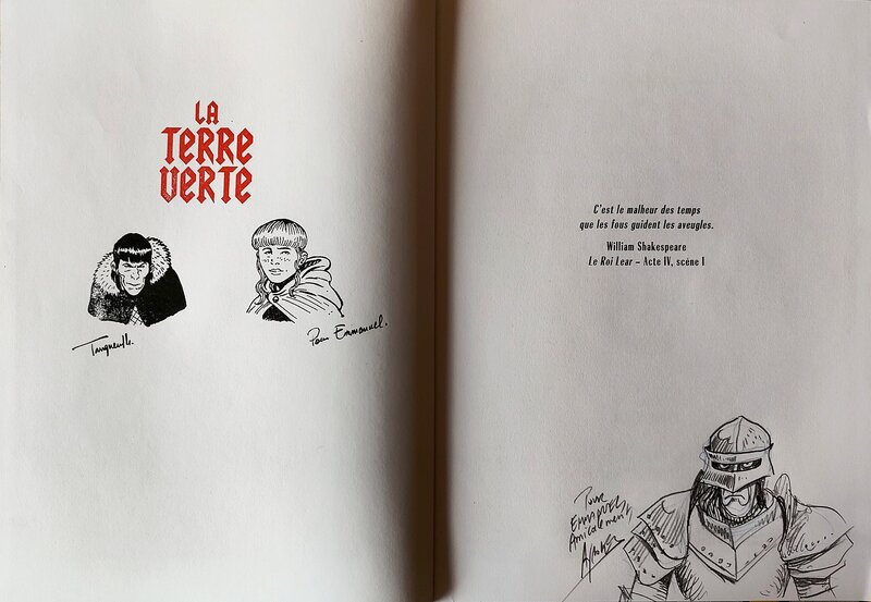 La terre verte par Hervé Tanquerelle, Alain Ayroles - Dédicace