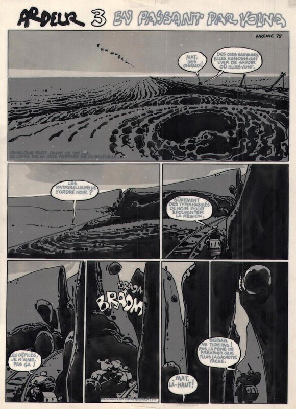 Ardeur par Alex Varenne, Daniel Varenne - Planche originale