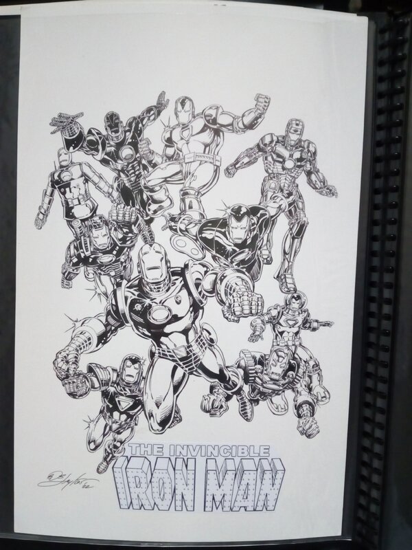 For sale - Iron man / bob layton - Original Illustration