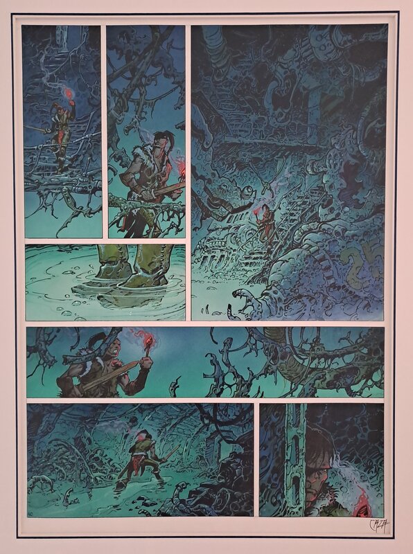 En vente - nocturnes par Caza - Planche originale