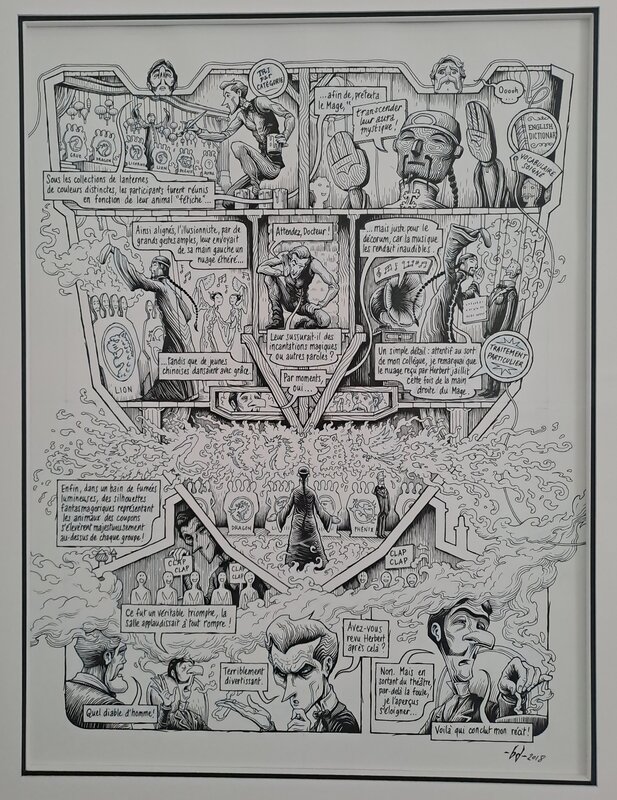 Benoît Dahan, Cyril Lieron, Dans la tête de Sherlock Holmes - Comic Strip