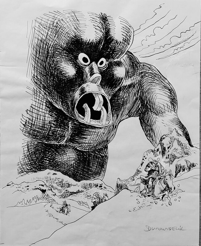 Dumontheuil - Big Foot - Planche originale