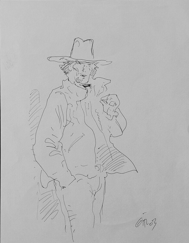 Blueberry by Jean Giraud - Original Illustration