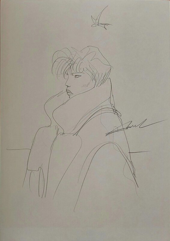 Jill Bioskop par Enki Bilal - Illustration originale