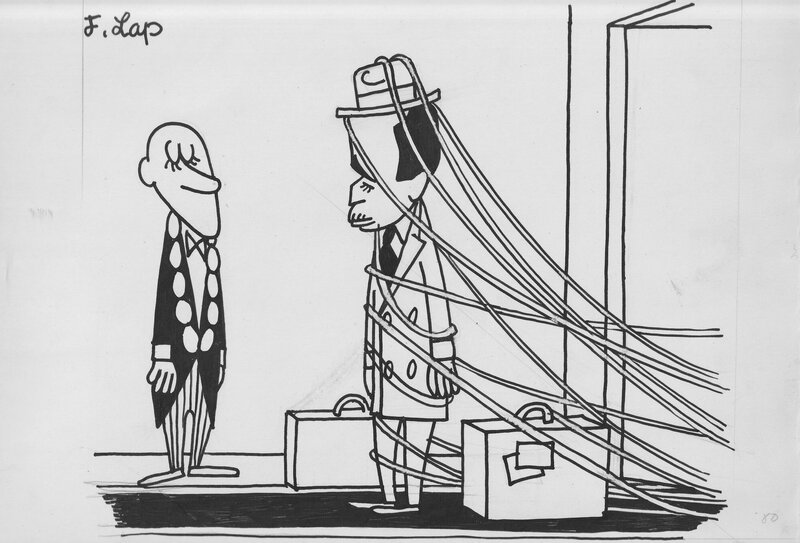 Dessin de Presse par Jacques Laplaine, J Lap - Illustration originale