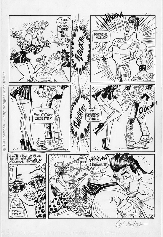 For sale - Bikers P2 by Gil Formosa - Comic Strip